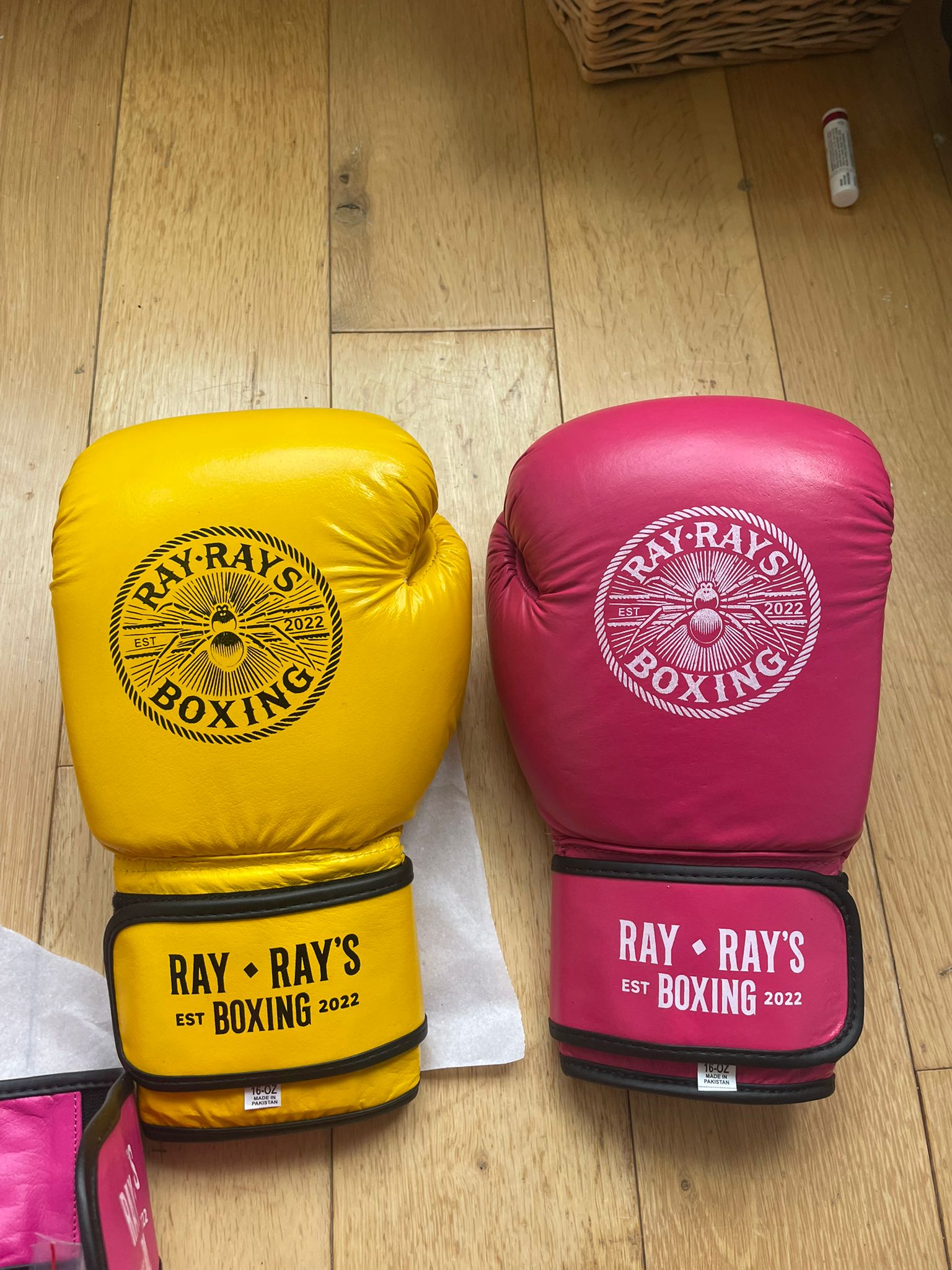 Ray Ray's Boxing gloves alternate angle